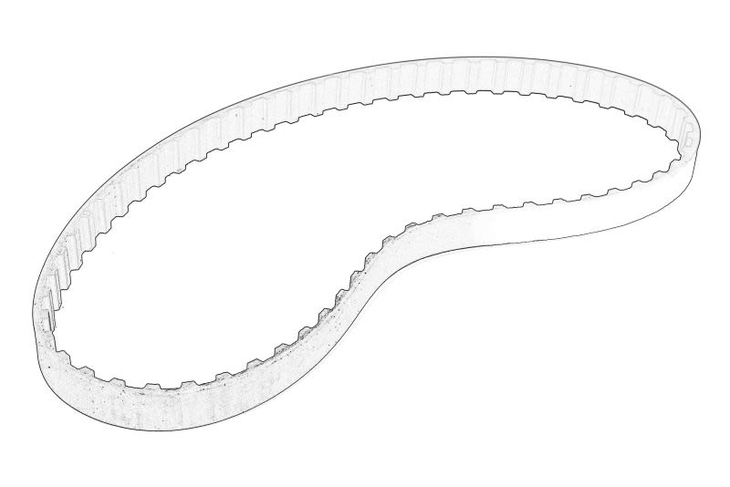 Pasek rozrządu OE YAMAHA 68T462410000